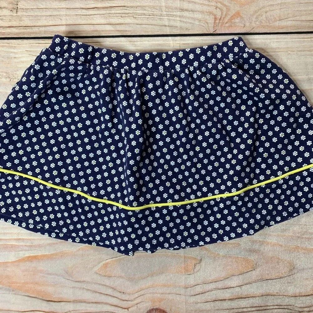 Gymboree Navy Blue‎ Skirt With Floral print